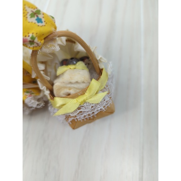 Ducks and Friends Mama Precious Mouse yellow dress Gray porcelain head baby - Picture 6 of 13